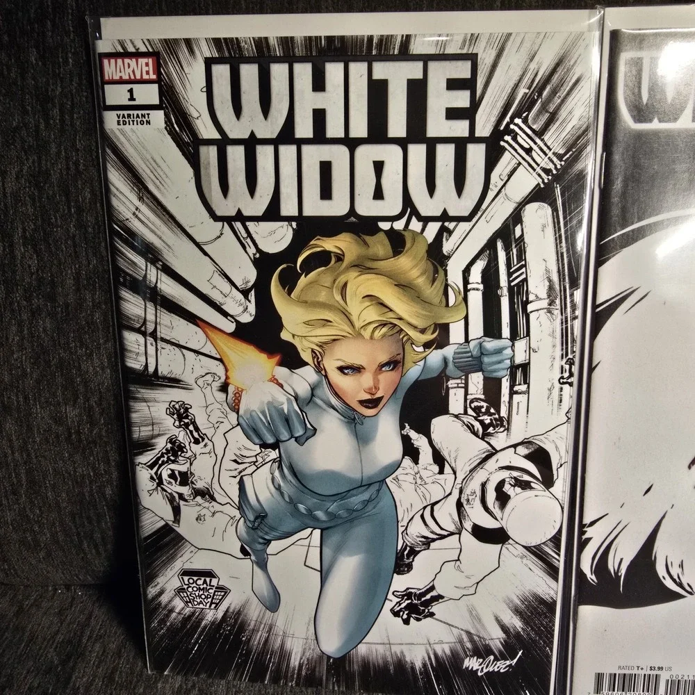Issues #1 & #2 of the White Widow Comic Series by Marvel Featuring Yelena Belova